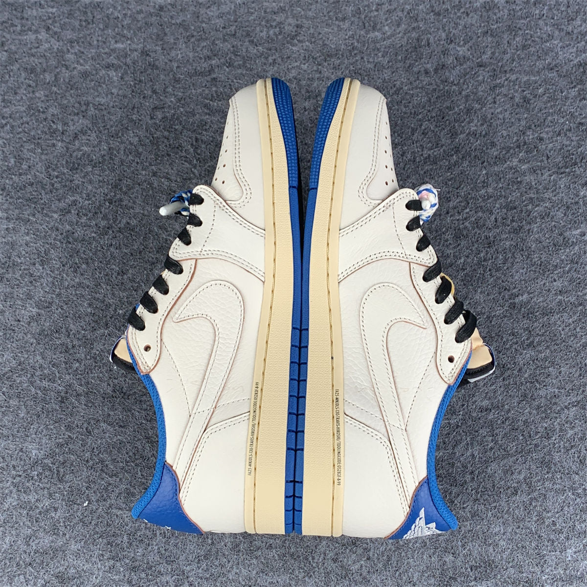 Fragment Design x Travis Scott x Air Jordan 1 Retro Low OG SP 'Sail Military Blue' (B-Grade)