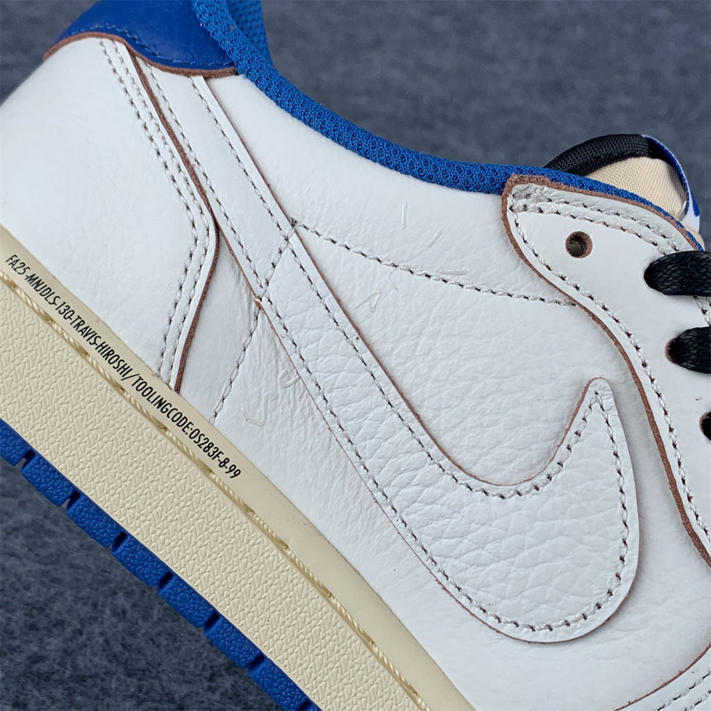 Fragment Design x Travis Scott x Air Jordan 1 Retro Low OG SP 'Sail Military Blue' (B-Grade)