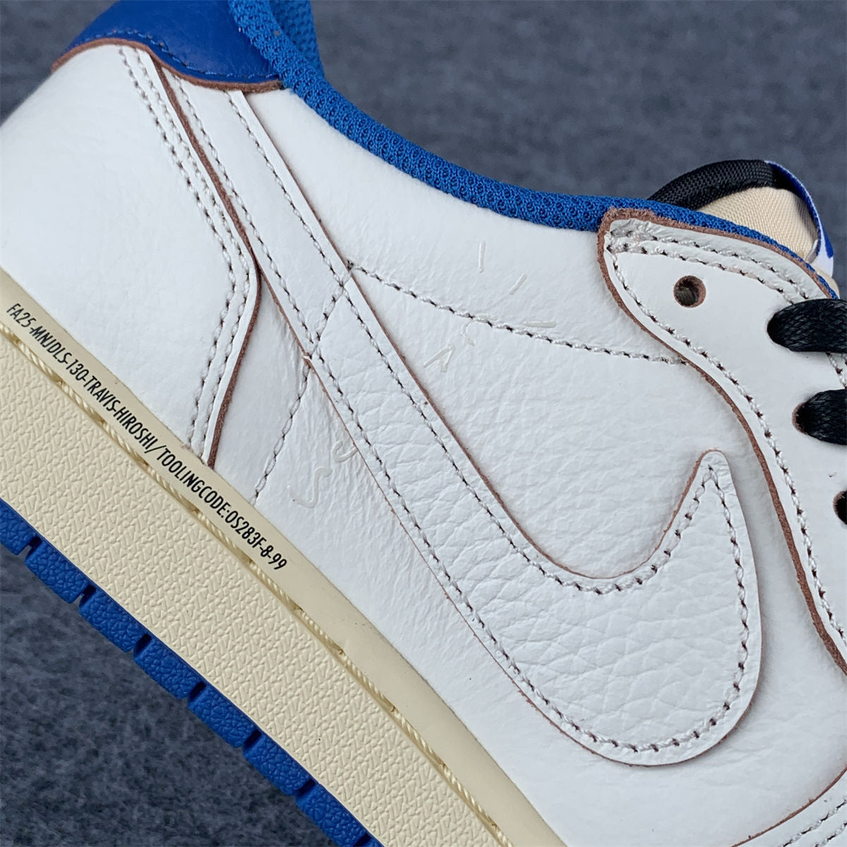 Fragment Design x Travis Scott x Air Jordan 1 Retro Low OG SP 'Sail Military Blue' (B-Grade)