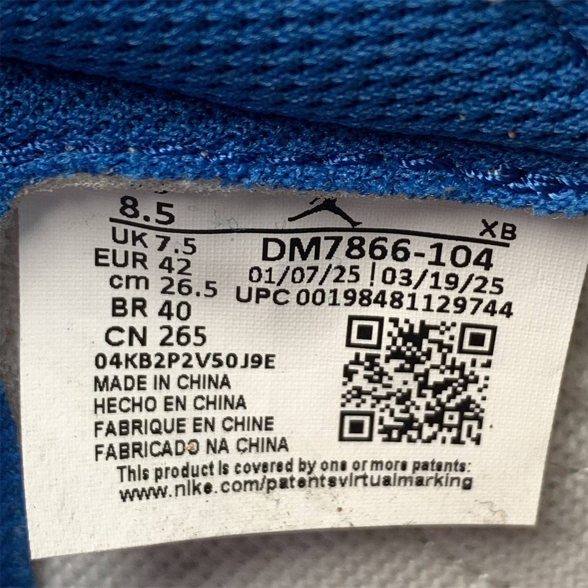 Fragment Design x Travis Scott x Air Jordan 1 Retro Low OG SP 'Sail Military Blue' (B-Grade)