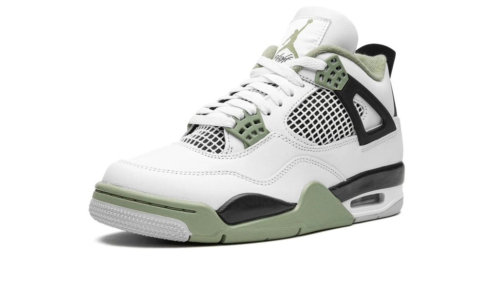AIR JORDAN 4 RETRO WMNS "Seafoam / Oil Green" AQ9129-103