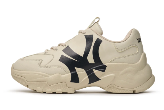 MLB Big Ball Chunky New York Yankees Sneakers – Beige