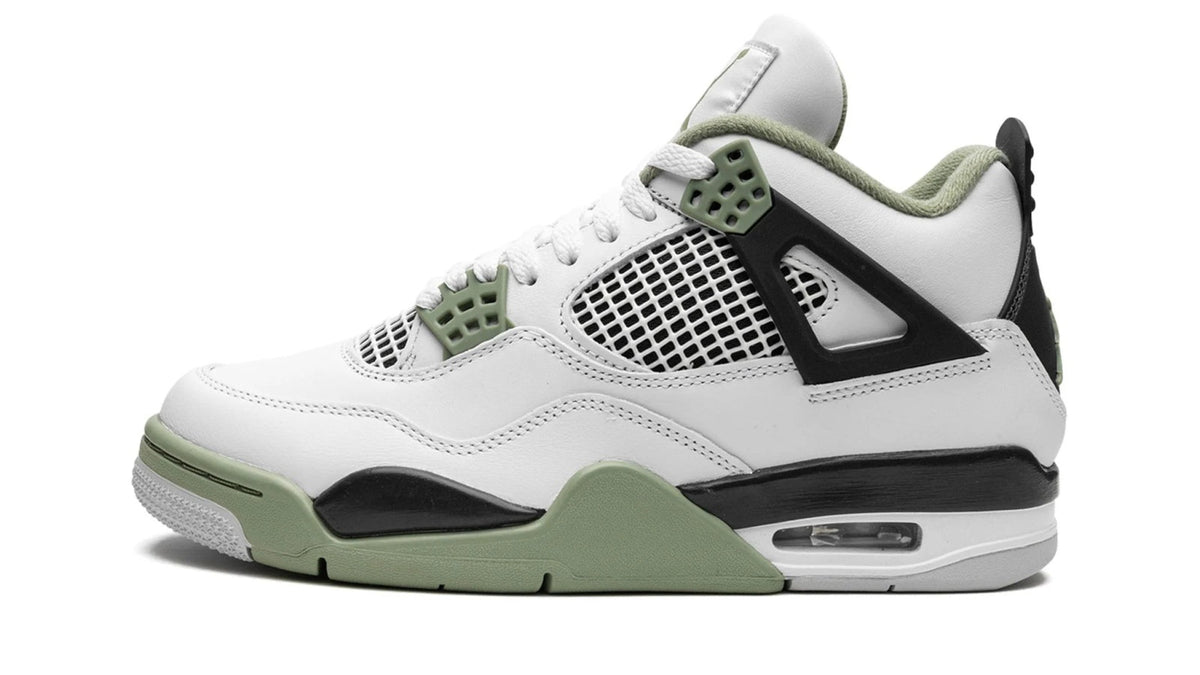 AIR JORDAN 4 RETRO WMNS "Seafoam / Oil Green" AQ9129-103