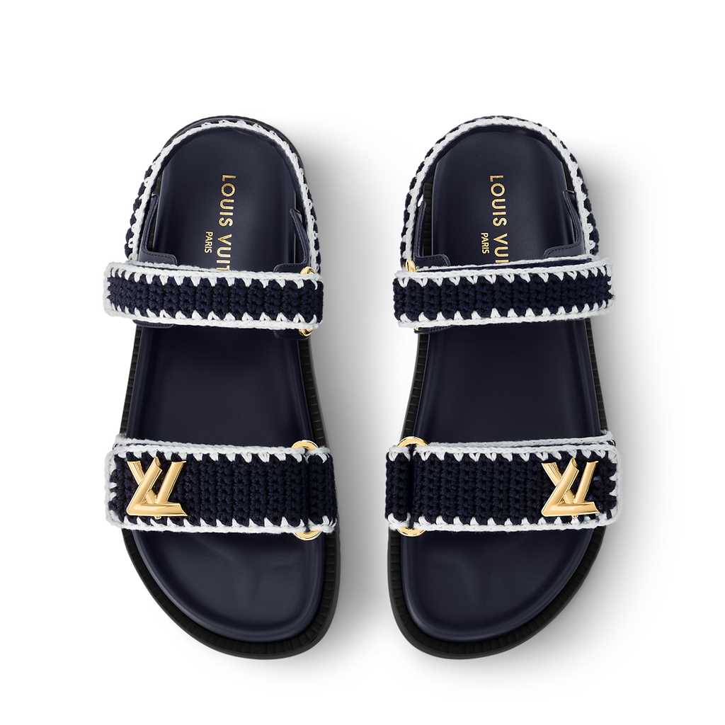 LV Sunset Comfort Sandals ‘Blue/White'