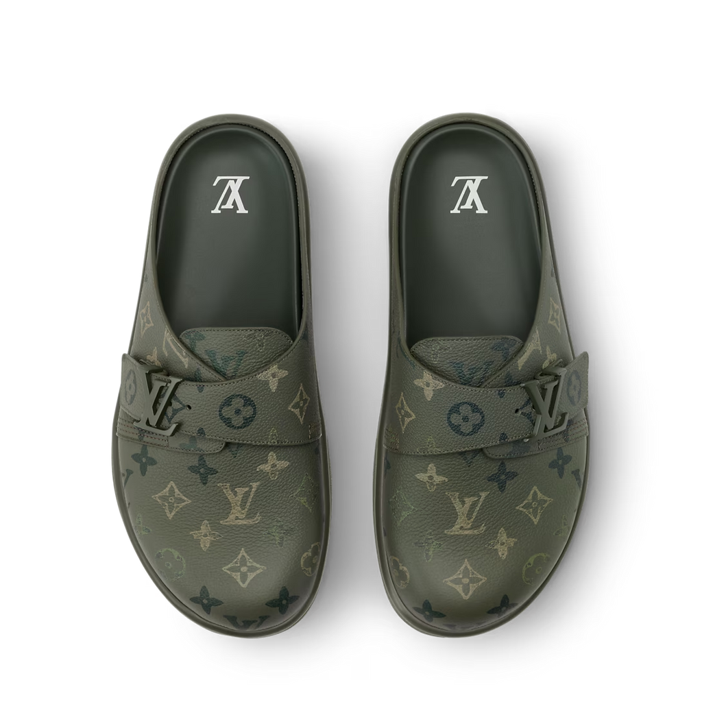 LV Easy Mule Khaki Green