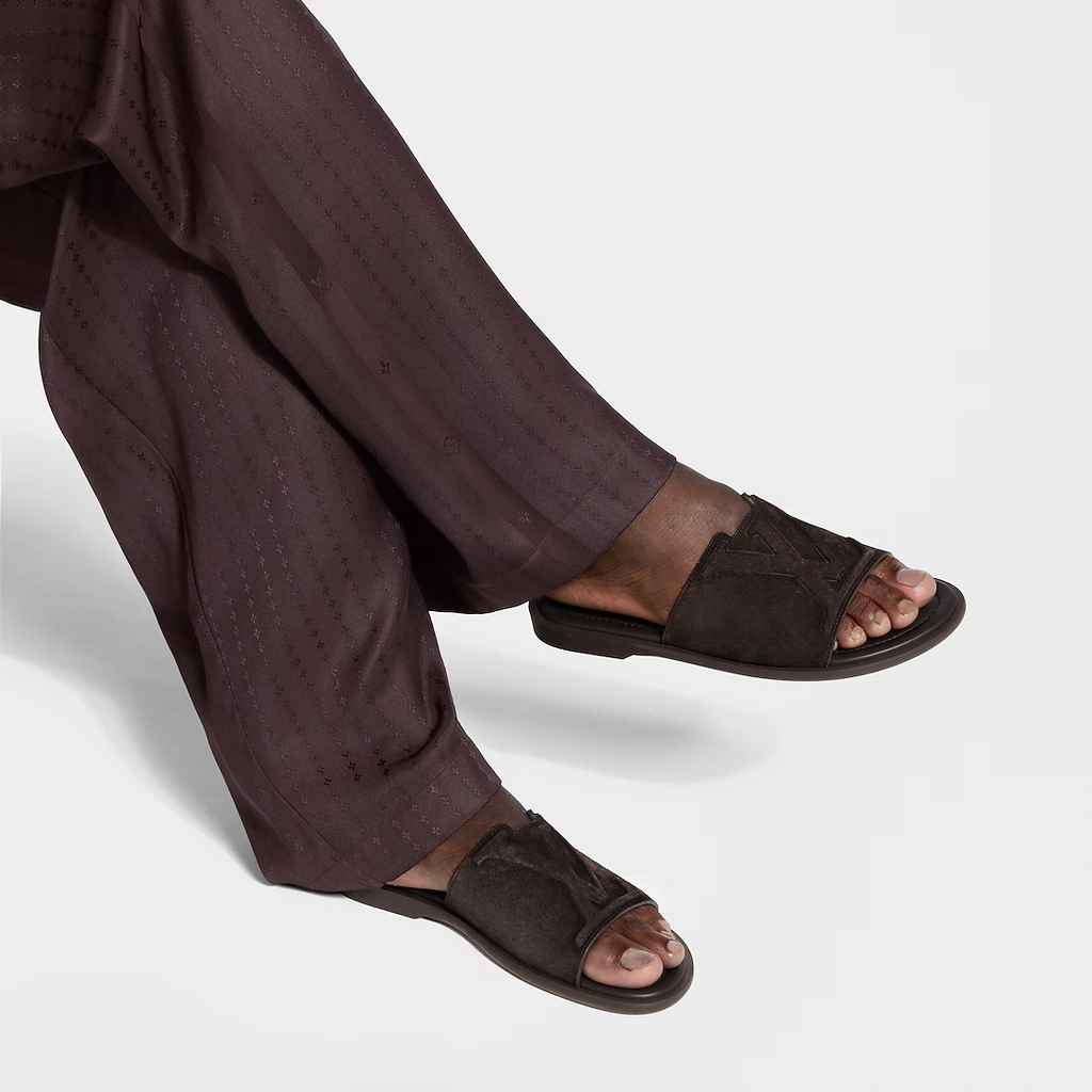 LV Portofino Mule Brown