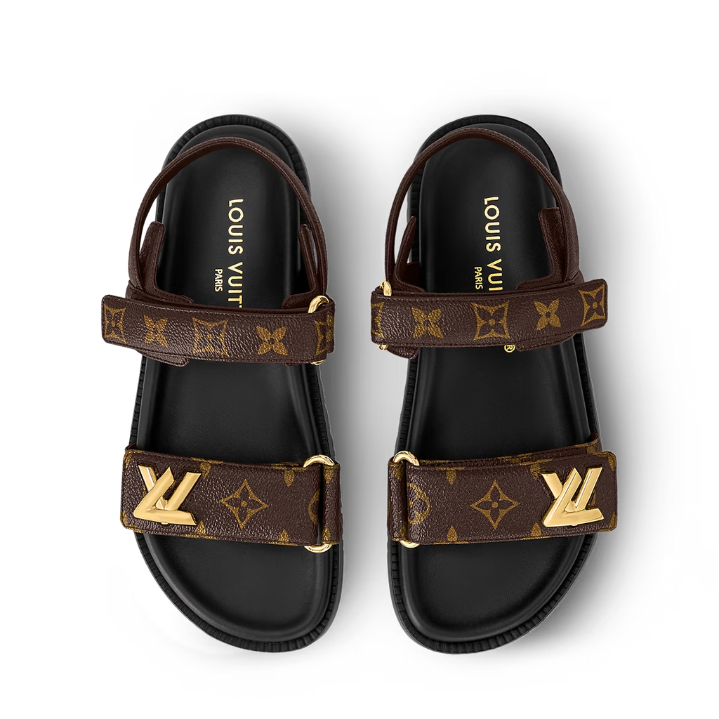 LV Sunset Flat Comfort Sandals ‘Cocoa Brown’
