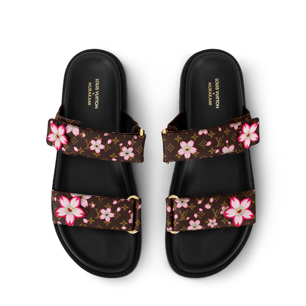 LV x TM LV Sunset Flat Comfort Mule Sakura Brown