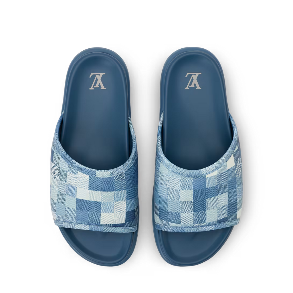 LV Miami Mule Blue