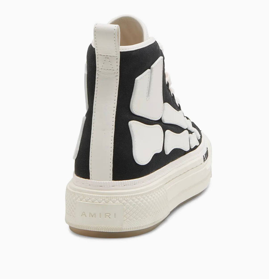 AMIRI Skel Court Hi | Black White