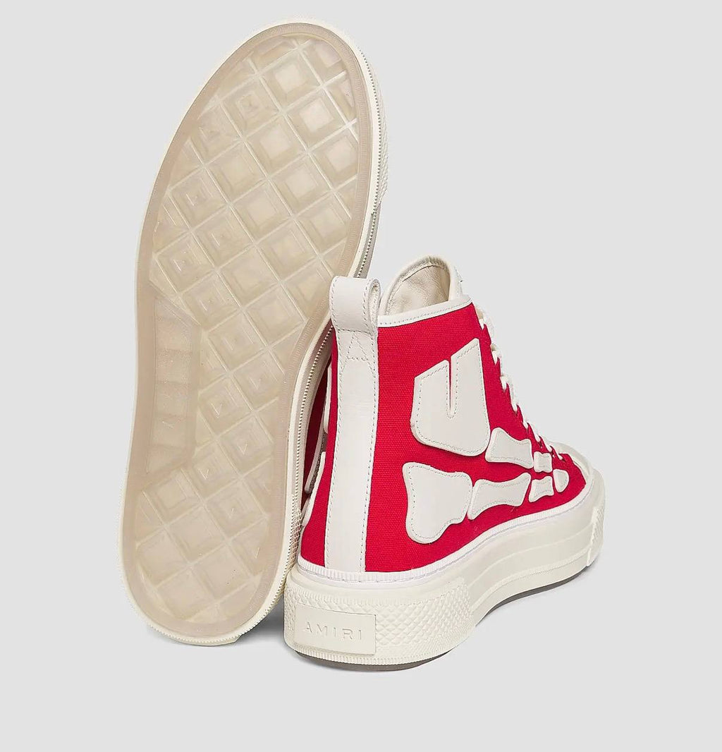 AMIRI Skel Court Hi | Red White