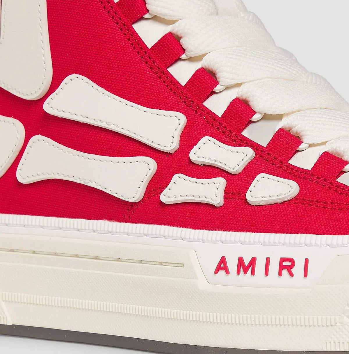 AMIRI Skel Court Hi | Red White