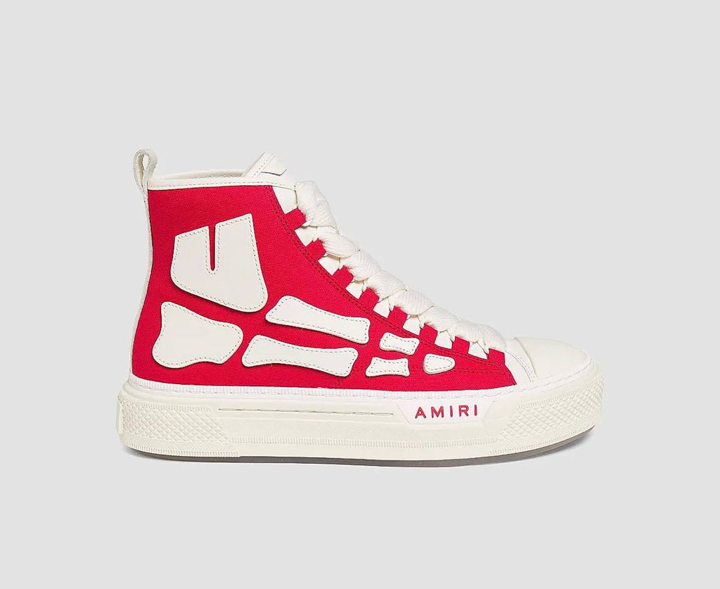 AMIRI Skel Court Hi | Red White