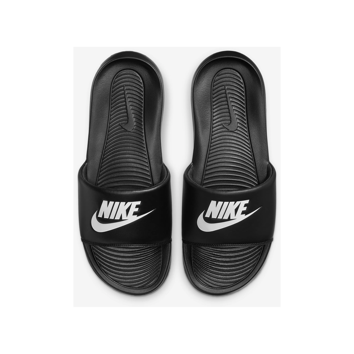 Nike Men's Victori One Slides - Black / White CN9675-002