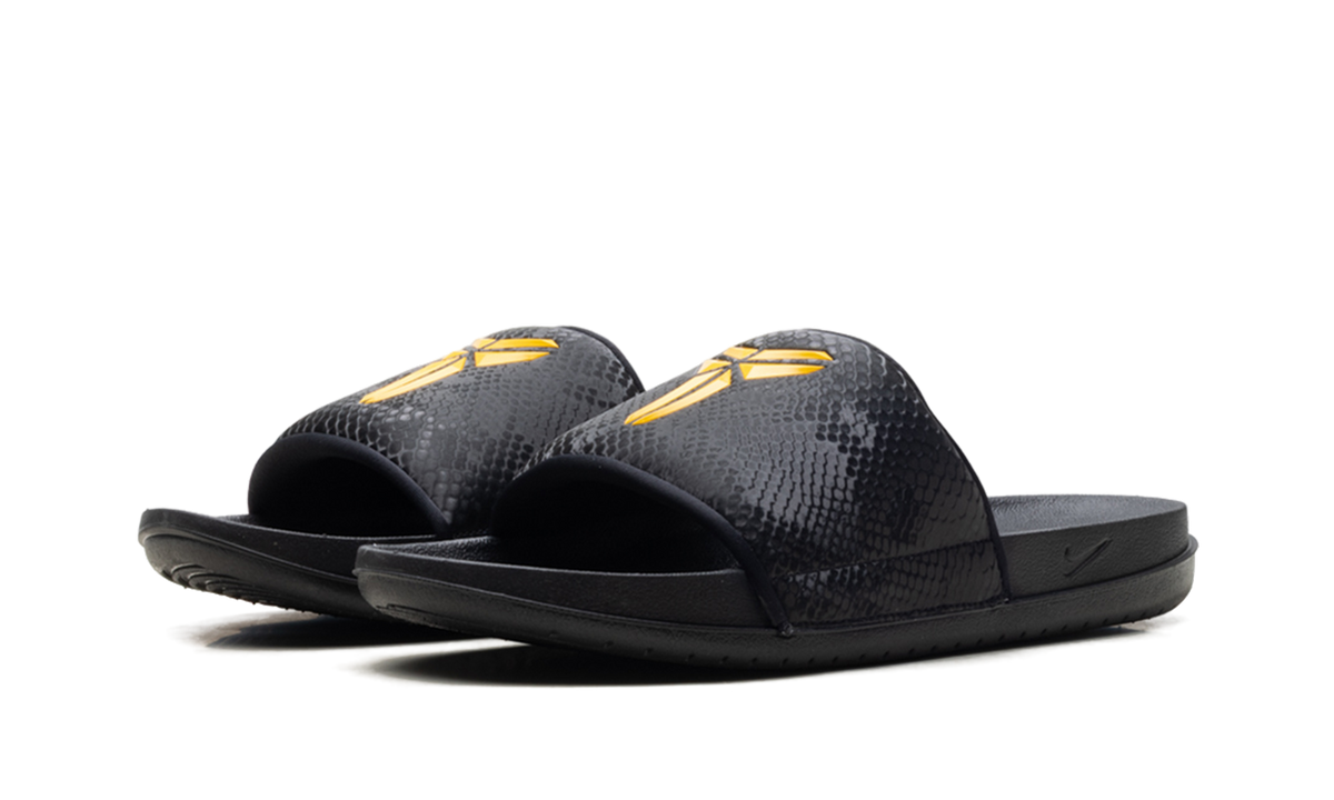 Kobe Offcourt Slide "Black University Gold" 003 IF2870