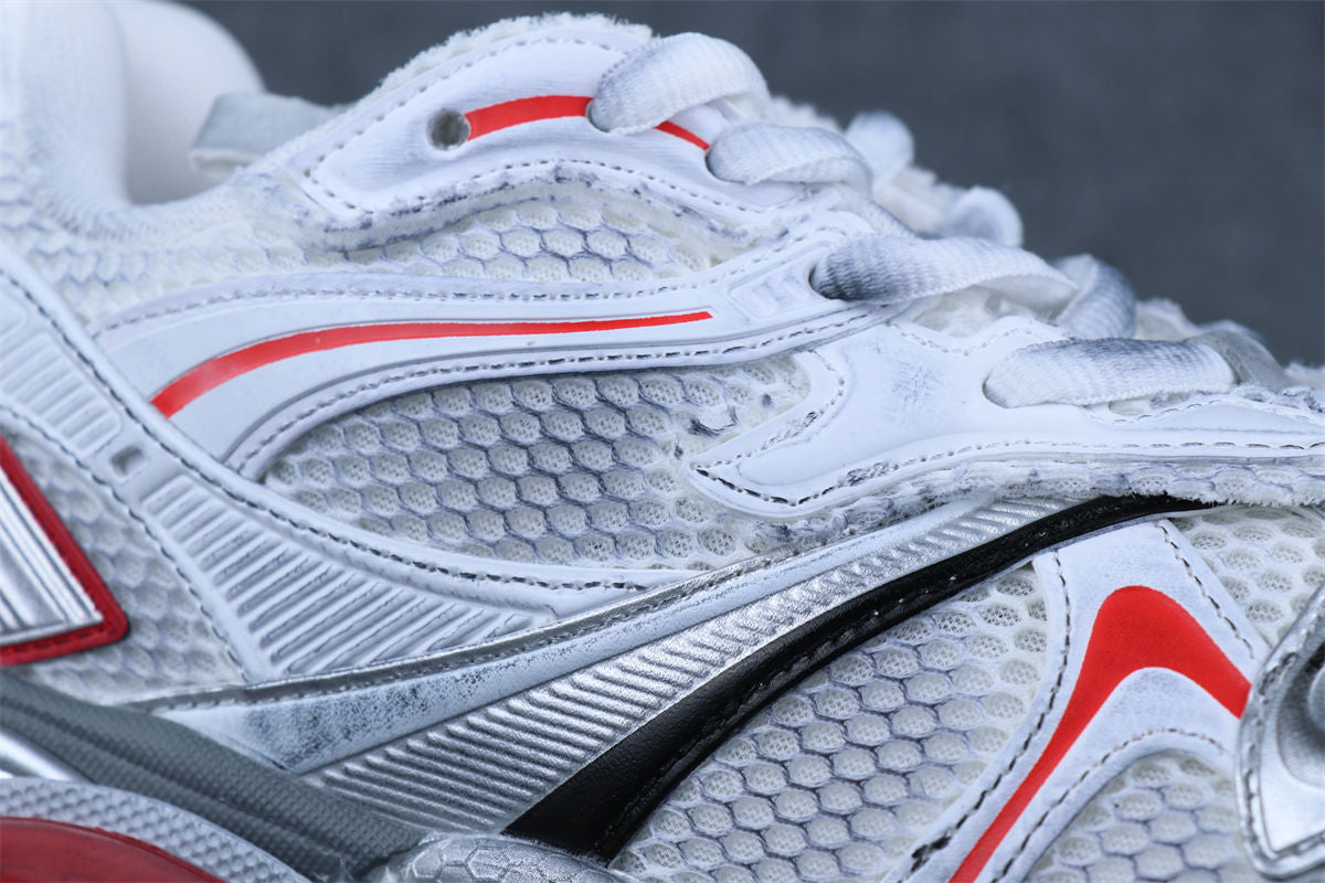 Balenciaga Runner Sneaker 'Silver White Red Orange'