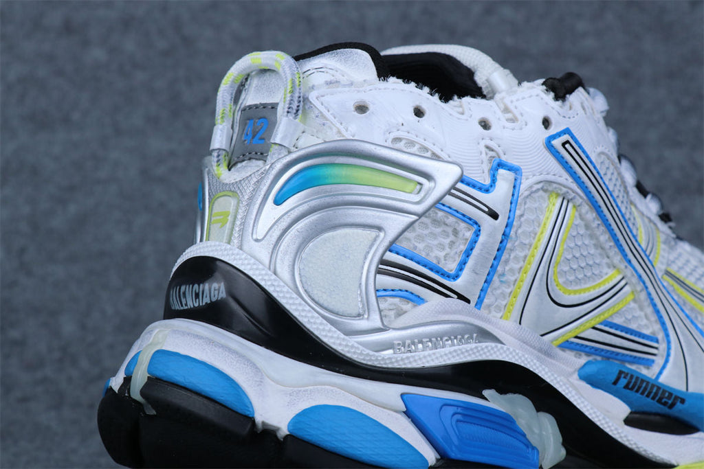 Balenciaga Runner Sneaker 'White Yellow Blue'