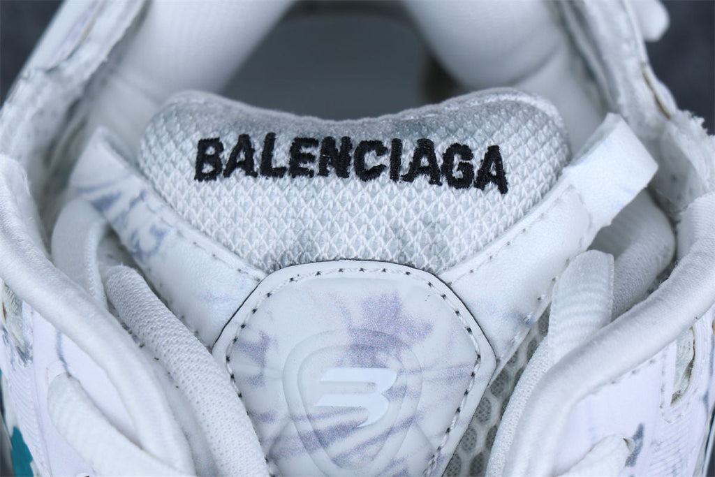 Balenciaga Wmns Runner Sneaker 'Graffiti - White Blue'
