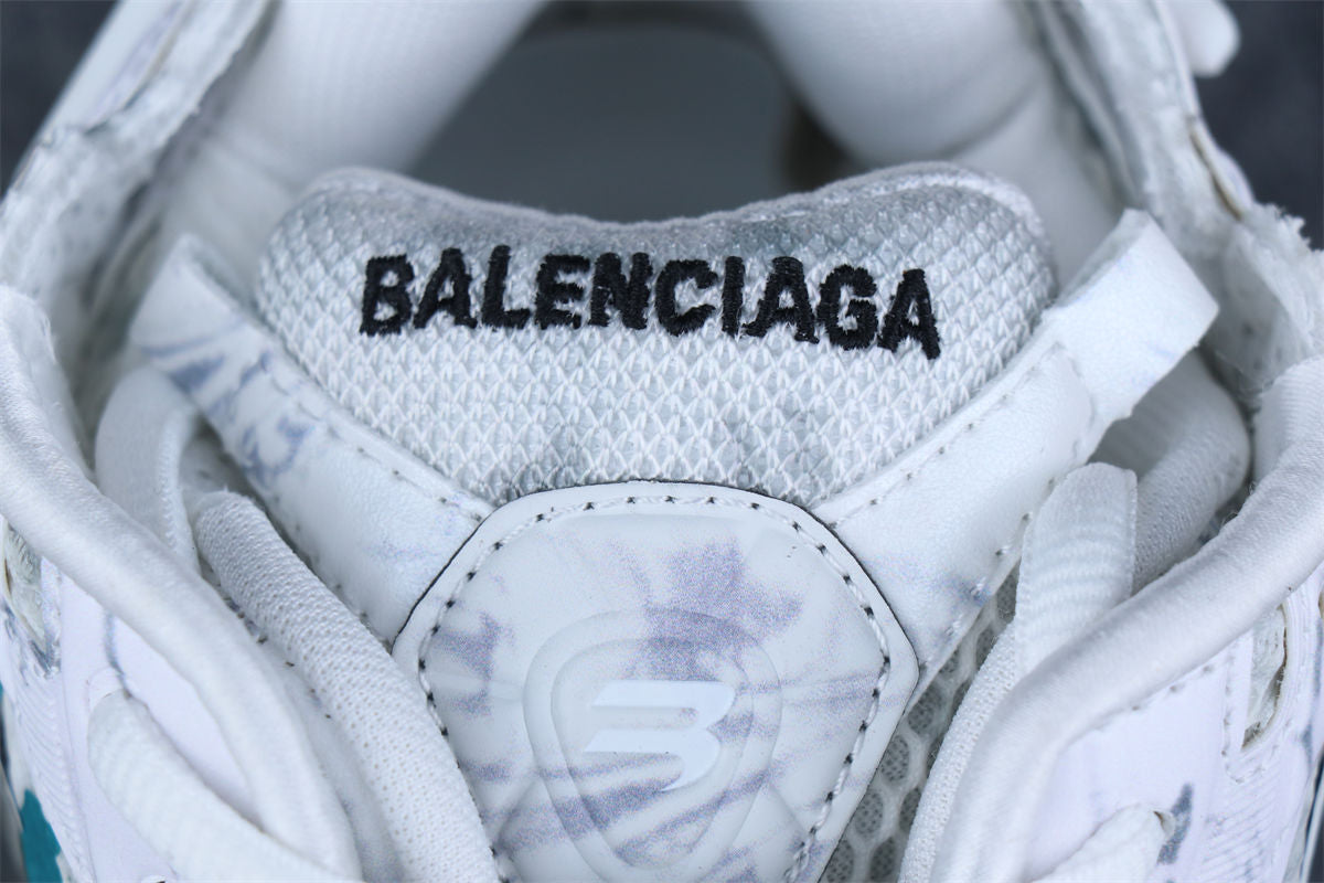 Balenciaga Wmns Runner Sneaker 'Graffiti - White Blue'