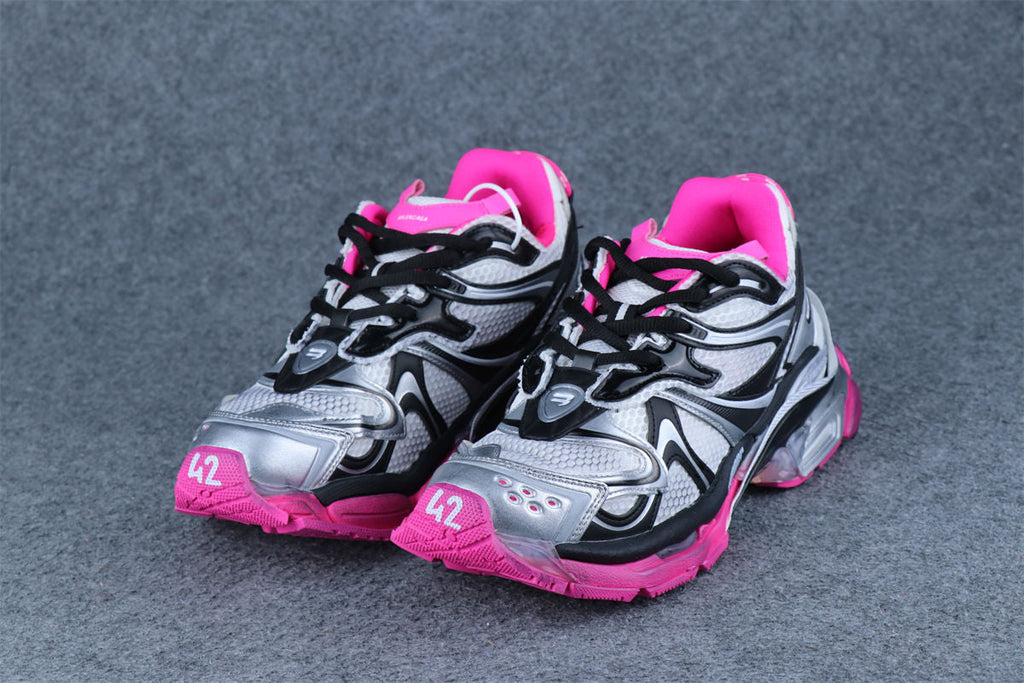 Balenciaga Wmns Runner Sneaker 'Worn-Out - Silver Pink'