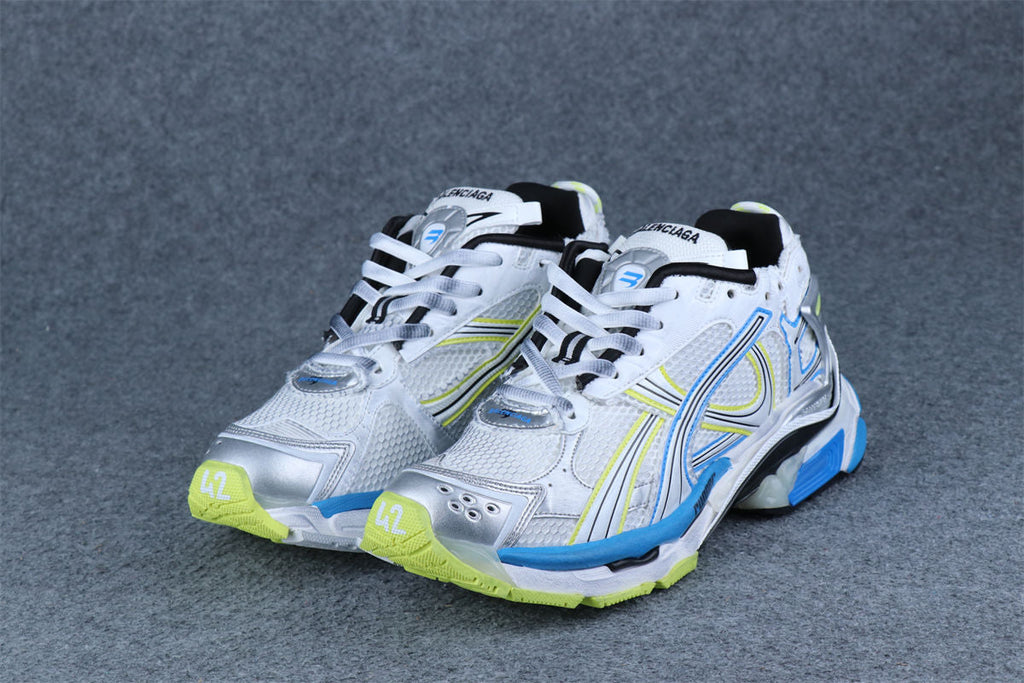 Balenciaga Runner Sneaker 'White Yellow Blue'