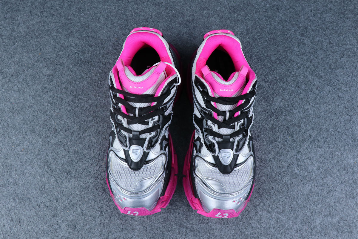 Balenciaga Wmns Runner Sneaker 'Worn-Out - Silver Pink'