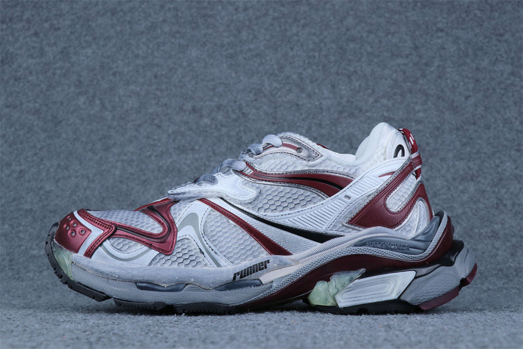 Balenciaga Wmns Runner Sneaker 'White Burgundy'