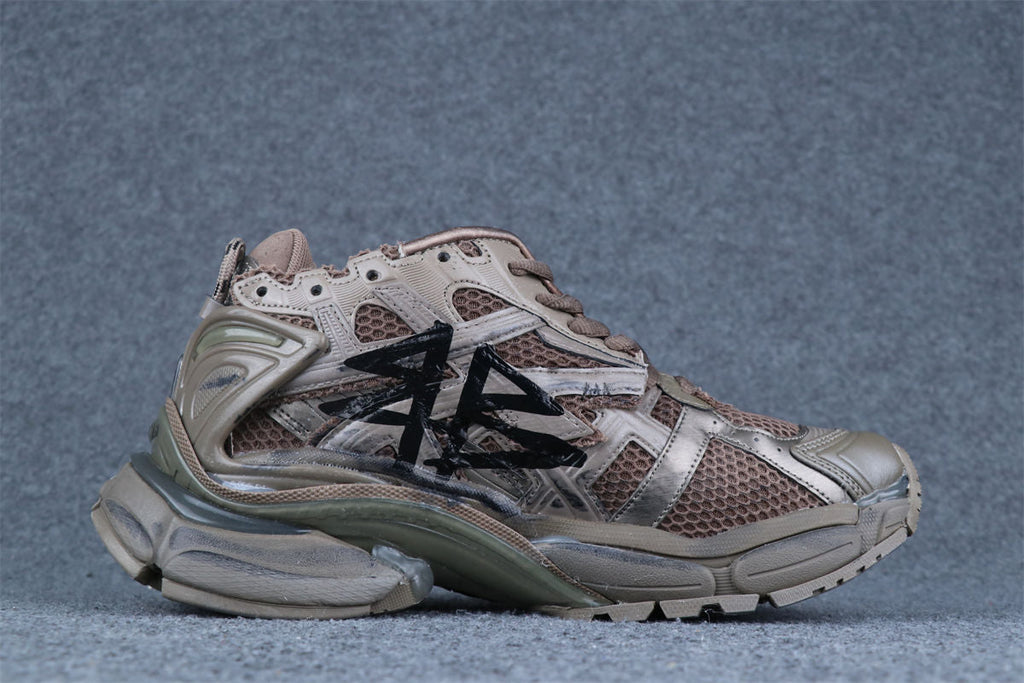 Balenciaga Runner Graffiti Sneaker 'Brown'