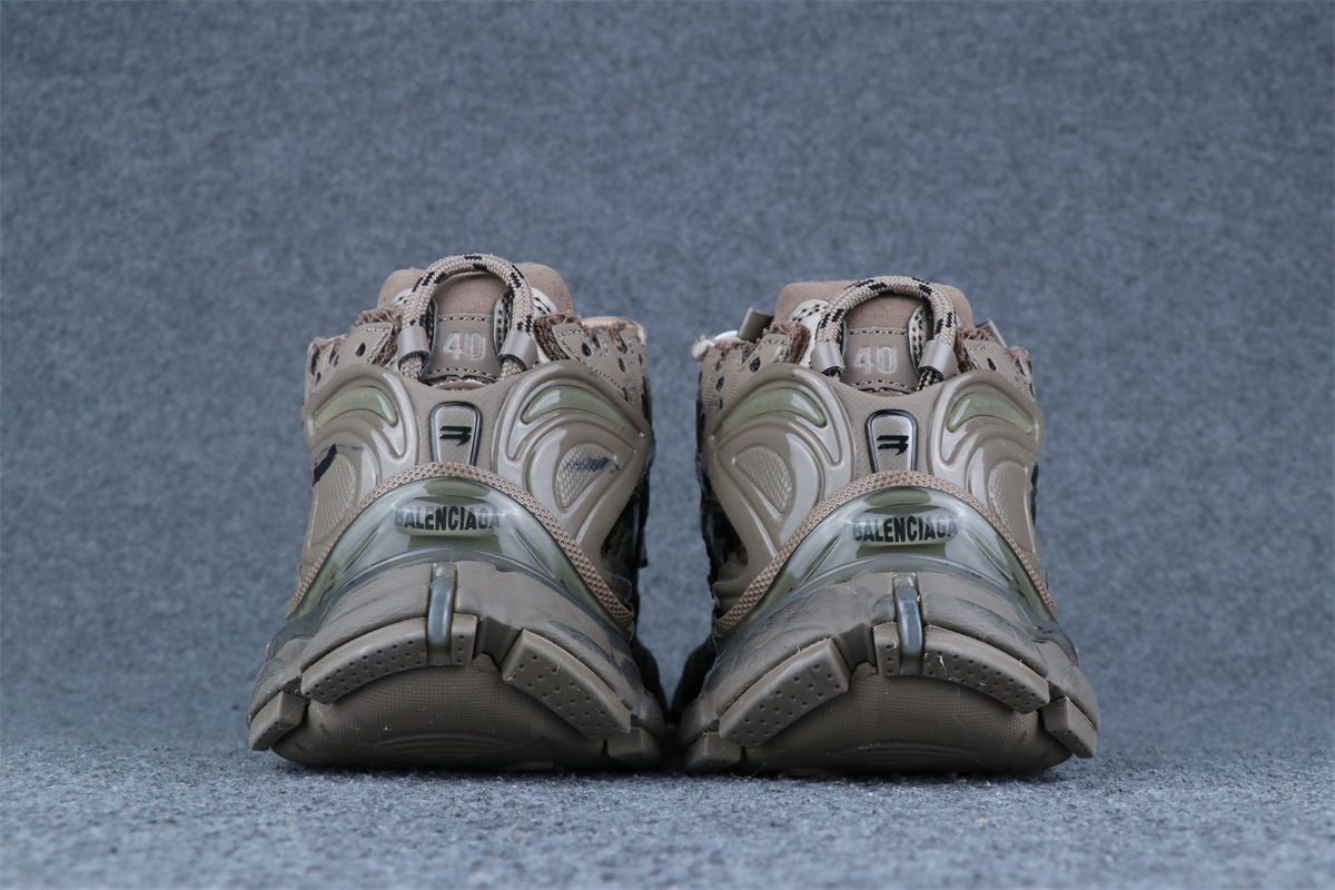 Balenciaga Runner Graffiti Sneaker 'Brown'