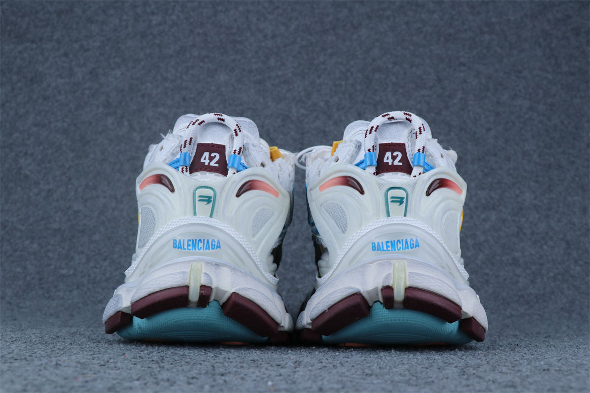 Balenciaga Wmns Runner Sneaker 'Worn-Out - White Blue Pink'