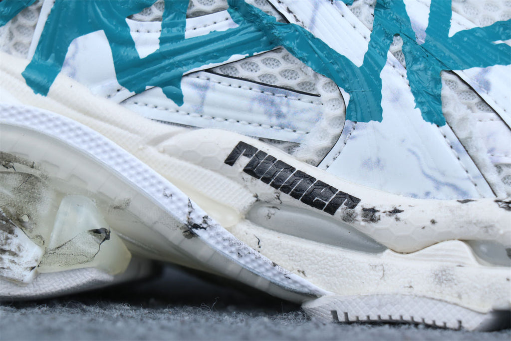 Balenciaga Wmns Runner Sneaker 'Graffiti - White Blue'