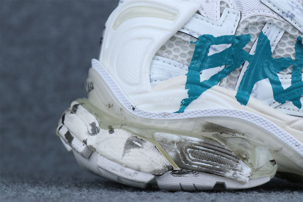 Balenciaga Wmns Runner Sneaker 'Graffiti - White Blue'
